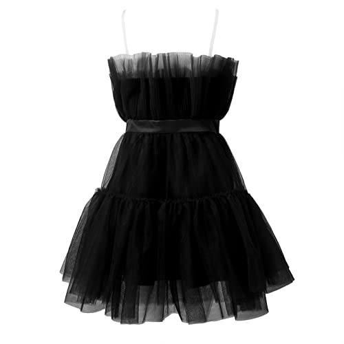 HDGTSA Tulle Short Puffy Prom Dress for Women
| HDGTSA Ruffle Mesh Prom Gown Women's Birthday Fairy Dress
| HDGTSA Mesh