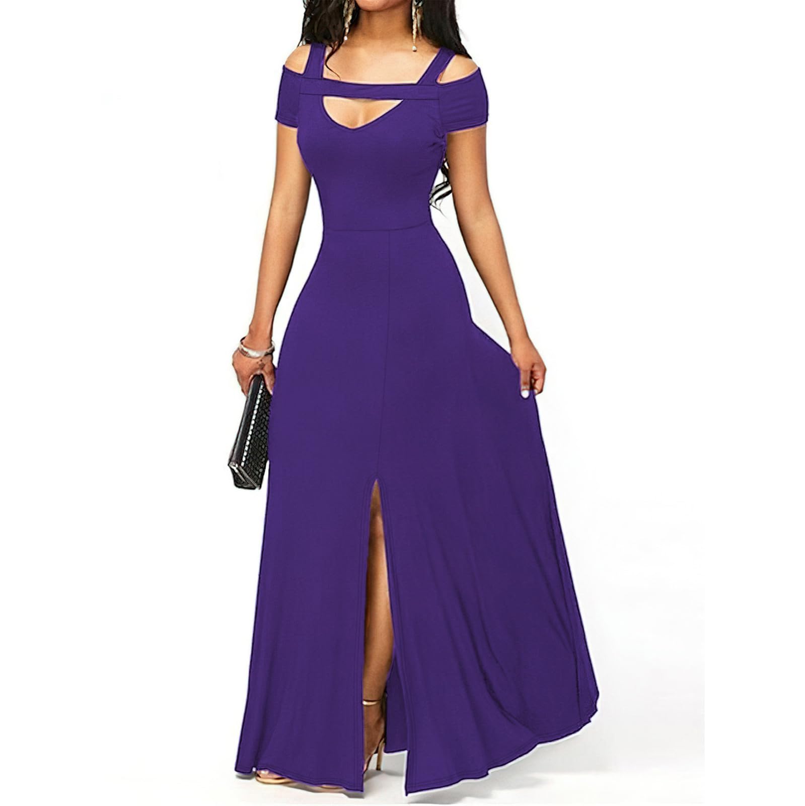 Xiaojmake Mermaid Off Shoulder Split Bridesmaid Dresses For Prom Wedding Elegant Maxi Formal Party Gown